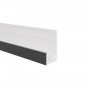 Zwart Startprofiel verticale bekleding VinyPlus