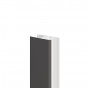 Eurotexx dubbel rabat potdeksel 50mm verbindingsprofiel 2-delig antraciet RAL 7015