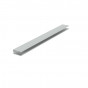 Eurotexx dubbel rabat potdeksel 50mm eindprofiel kunststof gevelbekleding lichtgrijs RAL 7035