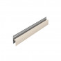 Eurotexx dubbel rabat potdeksel 17mm ventilatie afsluitprofiel kunststof klei RAL n.v.t.