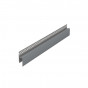 Eurotexx dubbel rabat potdeksel 17mm ventilatie afsluitprofiel kunststof quartzgrijs RAL 7045