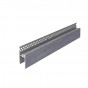 Eurotexx dubbel rabat potdeksel 17mm ventilatie afsluitprofiel kunststof eiken grijs RAL n.v.t.