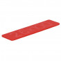 Milli-Max glasblokjes rood 1000x26x3 mm 