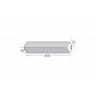 Buitenhoek 400mm - Millex Glad Wit