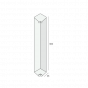 (2123) heering uitwendig hoekstuk 500mm