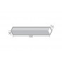 Buitenhoek 500mm dubbele neus - Millex Big Board Blauw