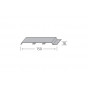 Stootvoegverbinding Monumentenblauw 150 mm (voor rondkantpaneel) - VinyPlus