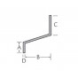 Z-profiel 20 x 25 x 25 x 3 mm