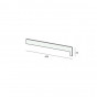 Novaboard links eindkap 400 mm afmeting