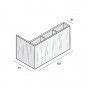 Holkamerprofiel 60x30x10mm 