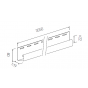 afmetingen eindprofiel fronto