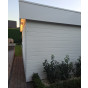 tuinhuisje bekleed met kunststof duafort velling 125 mm wit
