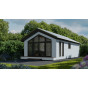 Chalet aurora in Eurotexx dubbel rabat lichtblauw