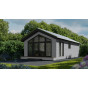 Chalet aurora in Eurotexx dubbel rabat lichtgrijs
