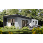 Chalet nova in Eurotexx dubbel rabat lichtgrijs