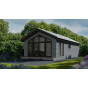 Chalet aurora in Eurotexx potdeksel grijs