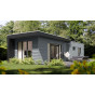 Chalet nova in Eurotexx potdeksel grijs