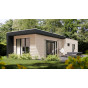 Chalet nova in Eurotexx potdeksel klei
