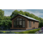 Chalet aurora in Eurotexx potdeksel olijf