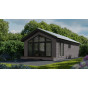 Chalet aurora in Eurotexx potdeksel quartzgrijs