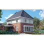 woning in de kleur wit (ral 9016) van keralit sponningdeel 143 horizontaal