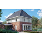Een huis in de kleur snowwhite sponningdeel 143 horizontaal gemonteerd