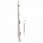 28746505 Keralit Eindkap links (Potdeksel 177) creme