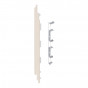 28848305 Keralit Eindkap links (Sponningdeel 190) sandcream