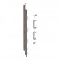 28844905 Keralit Eindkap links (Sponningdeel 190) taupe eiken