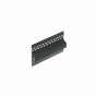 Antraciet keralit trim/kraal ventilatieprofiel (dakrand) (2833)