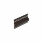 Donkerbruin keralit trim/kraal ventilatieprofiel (dakrand) (2833)