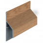 28102560 keralit trim/kraal aansluitprofiel licht eiken (gevelbekleding)