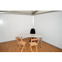 Kunststof scheidingswand wit - 100x200cm