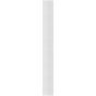 Lattenwand XS oval wit paneel
