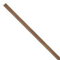 U-profiel Lattenwand XS Mokka 2,65 m