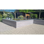 tuinwand bekleed met kunststof multitexx v-groef sponningdeel sheffield eiken grijs