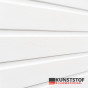 Profex Duafort kunststof gevelbekleding wit RAL 9010 met matte uitstraling als Canexel vervanger