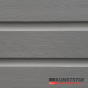 Kunststof dubbel rabat Profex donkergrijs antraciet RAL 7012 gevelbekleding 