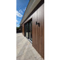 kunststof vinyplus quattro paneel turners eiken bruin shadow op balkon