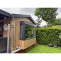 tuinhuis bekleed met kunststof vinyplus quattro paneel turners eiken shadow