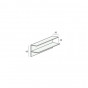 Zwart Twinson aluminium randafwerkingprofiel 
