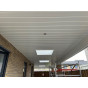 overkapping bekleed met kunststof vinyplus sponningdeel rondkant wit