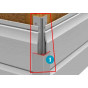 Voorbeeld Hoekprofiel 2-delig - WoodDesign