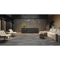 wanden van de kamer compleet in SPC wandpaneel Ashen Stone 280×110 – marmerlook