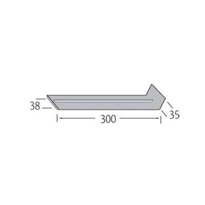 Verbinding 300mm - VinyPlus Monumentenblauw