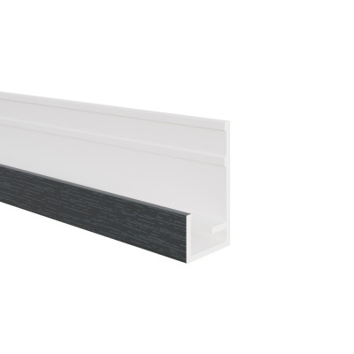 Antraciet Startprofiel verticale bekleding VinyPlus