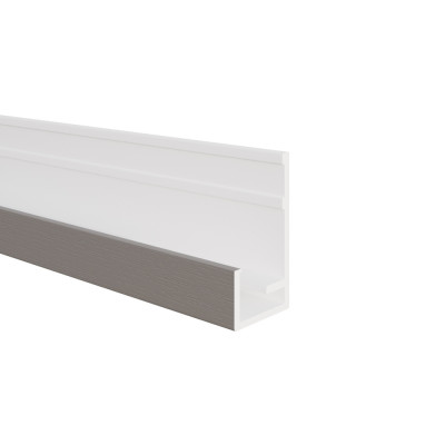 Quartzgrijs Startprofiel verticale bekleding VinyPlus