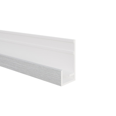 Startprofiel verticale bekleding - Multitexx Sheffield eiken Grijs