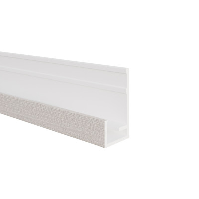 Sheffield eiken Wit Startprofiel verticale bekleding VinyPlus