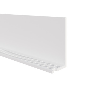 Wit Ventilatieprofiel 50 x 25 x 2 mm